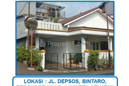 Jual Cepat Harga Spesial Rumah Hook 1,5 Lantai Unfurnished di Bintaro Pesanggrahan, Jakarta Selatan