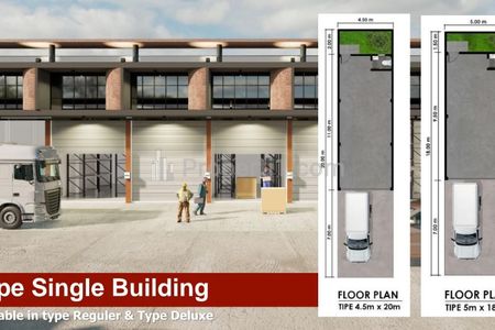 Jual Gudang Multiguna Primary Type Single Building di Kawasan Jababeka Bizpark Cikarang