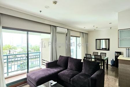 For Lease Apartment Modern and Furnished at Pavilion Sudirman - 2BR Good Condition and Great Location in Central Jakarta