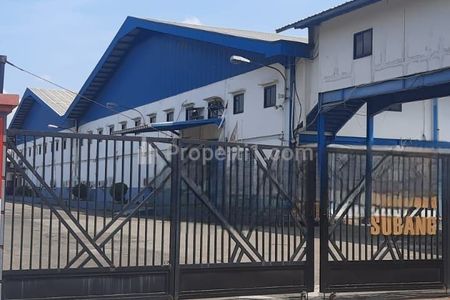 Sewa Gudang Siap Pakai Luas 2 Hektar Bangunan 13000m2 di Purwadadi, Subang, Jawa Barat - Dekat dari Pabrik BYD Hanya 14 km