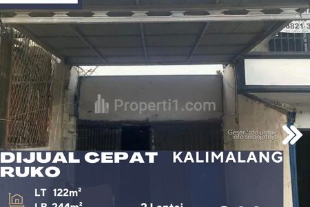 Dijual Cepat Ruko 2 Lantai Lokasi Strategis Kalimalang Jakarta Timur