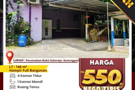 Jual Rumah Strategis, Serba Luas di Bukit Sukorejo Semarang