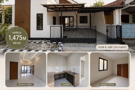 Dijual Rumah Baru di Wiguna, Gununganyar, Surabaya Timur, Dekat UPN, RS Mitra Keluarga, Akses Tol Tambak Sumur - 1 Milyaran