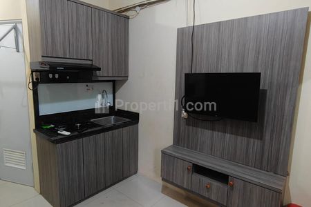 Disewakan Apartment Green Pramuka City Murah Unit Scarlett Studio Fully Furnish di Atas Mall