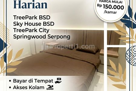 Sewa Apartemen Springwood Residence Serpong - Studio Furnished