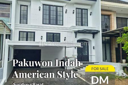 Dijual Rumah Baru Pakuwon Indah American Style Surabaya Barat