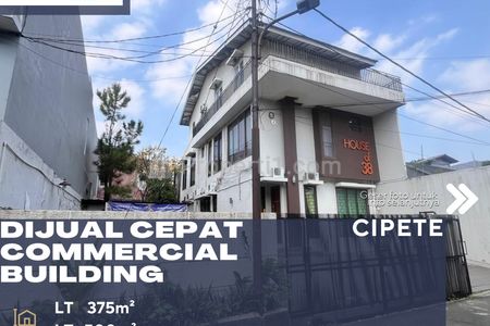 Dijual Commercial Building Cocok untuk Kantor atau Rumah Kost Lokasi Strategis di Cipete Jakarta Selatan