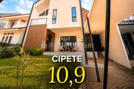 DIJUAL RUMAH SCANDINAVIAN ASRI & HOMEY DI CIPETE – JAKARTA SELATAN