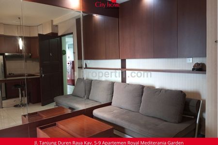 Disewakan Apartemen Mediterania Garden Residence 1 Tipe 1 Bedroom Full Furnished