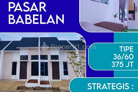 Dijual Rumah Siap Huni Bebas Banjir di Babelan, Bekasi - 20 Menit dari Kawasan Industri Marunda - Gratis Biaya-Biaya BONUS MOTOR Tanpa Diundi