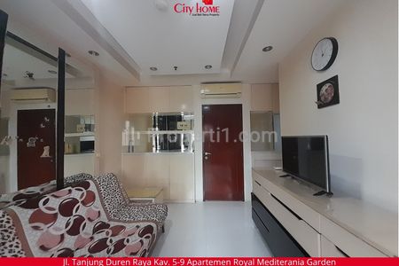 Sewa Apartemen 2 BR Furnished di Mediterania Garden Residences 2 Tanjung Duren Jakarta Barat