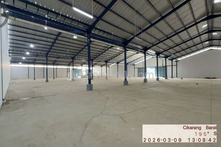 Sewa Gudang Siap Pakai Luas 8000m2 Bangunan 4710m2 di Kawasan Industri MM2100, Dekat Delta Silikon, Jababeka, KITIC, Kawasan Hyundai, Bekasi