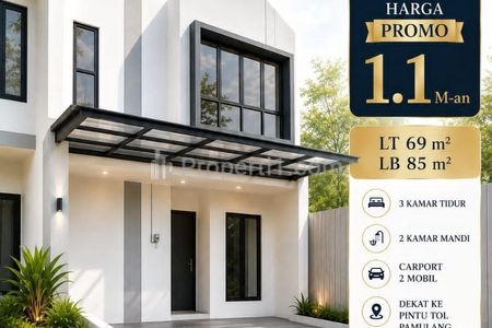 Dijual Rumah Ready Stock Dekat Toll Brigif, Pamulang, Lembah Cinere Mas, MRT Lebak Bulus, Fatmawati, Pondok Indah