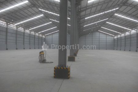 Sewa Gudang Siap Pakai Luas 12594m2 Bangunan 8178m2 di Kawasan Industri KITIC, Dekat Deltamas, Delta Silikon, Kawasan Hyundai, Bekasi, Jawa Barat