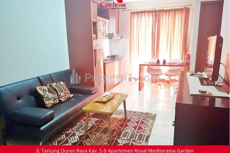 Jual Apartemen 2 BR Furnished di Mediterania Garden Residences 2 Tanjung Duren Jakarta Barat