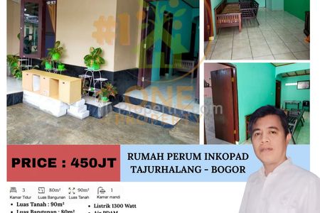Dijual Rumah Perum Inkopad, Tajurhalang – Bogor