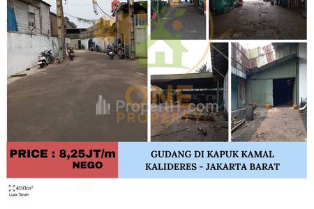 Dijual Gudang di Kapuk Kamal, Kalideres - Jakarta Barat