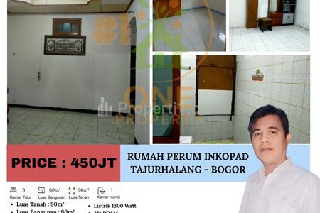 Dijual Rumah Perum Inkopad, Tajurhalang – Bogor