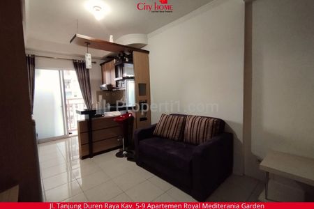 Sewa Apartemen 2 BR Furnished di Mediterania Garden Residences 2 Tanjung Duren Jakarta Barat