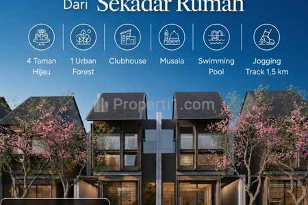 Dijual Rumah Konsep Garden House Resort di Serpong Tangerang Selatan