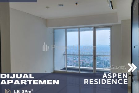 Dijual Apartemen Aspen Residence 1BR Semi Furnished Harga Terjangkau
