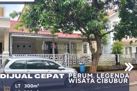 Dijual Rumah 2 Lantai Dalam Perumahan Legenda Wisata Cibubur Lokasi Strategis di Gunung Putri Bogor