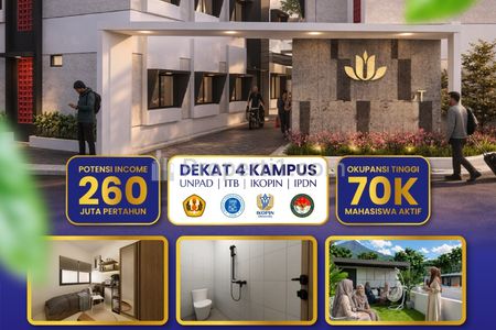 Dijual Kost Premium 2 Menit Unpad, ITB, IPDN, Fully Furnished SHM, Occupancy Tinggi Pasar Stabil, Ada Manajemen Kost Developer Berpengalaman