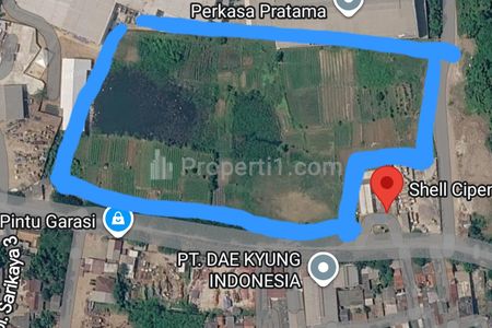 Jual Tanah Sertifikat Zona Komersil Luas 3,5 Hektar Akses Kontainer, Dekat Pintu Tol Jatiasih, di Narogong, Rawapanjang, Rawalumbu, Bekasi