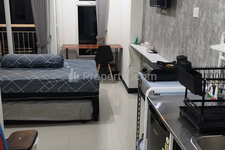 Sewa Apartemen Amor Tower Pakuwon City Mall Surabaya Timur - Studio Lantai Rendah Furnish 