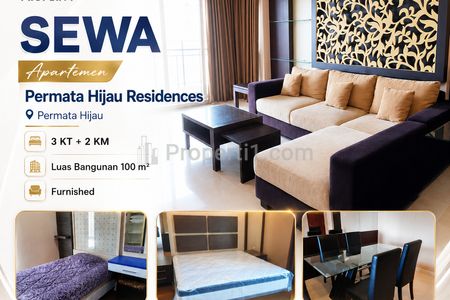 SEWA DI BAWAH PASARAN: APARTEMEN MEWAH PERMATA HIJAU RESIDENCES!