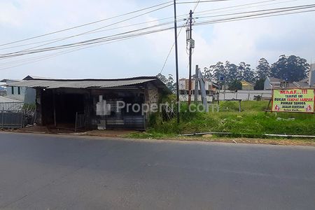 Jual Tanah 1000 m2 SHM Muka 25 Meter Lokasi Super Strategis untuk Residensial Komersial di Jalan Cihanjuang Cimahi Jawa Barat