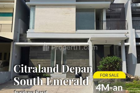 Rumah Diijual Citraland Cluster depan South Emerald Mansion Surabaya
