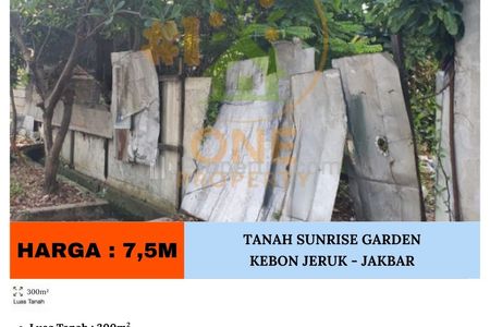 Dijual Tanah di Sunrise Garden, Kebon Jeruk – Jakarta Barat