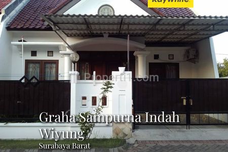 Dijual Rumah Kondisi Baik Siap Huni Graha Sampurna Indah Wiyung Surabaya