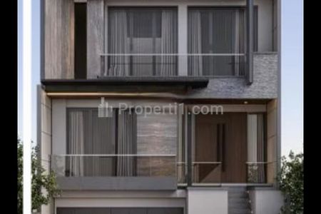 Dijual Rumah Baru Modern 3 Lantai Harga 5 Milyaran di Crystal Golf Citraland Surabaya Barat - 5+1 Kamar, Garasi Carport Masuk 4 Mobil, Row 4 mobil