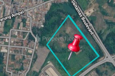 Jual Cepat Tanah HGB Luas 4,8 Hektar di Kawasan Industri GIIC, Dekat Dekta Silikon, KITIC, Deltamas, Jababeka, Kawasan Hyundai, Cikarang Bekasi