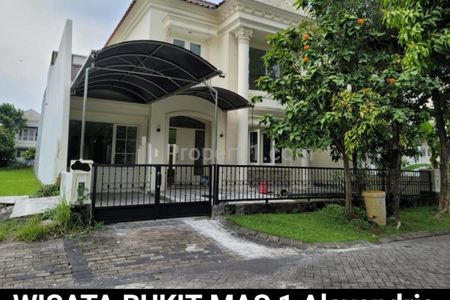 Dijual Rumah Wisata Bukit Mas 1 Alexandria Surabaya Barat - Semi Furnished - Carport 2 Mobil Plus Pagar, Kanopy - Spesial Row Jalan Lebar 12 Meter
