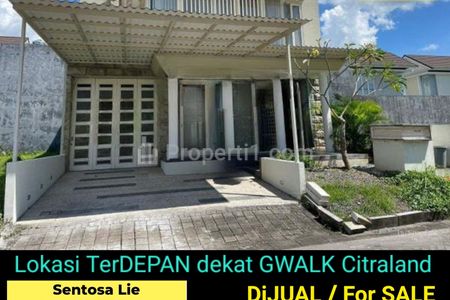 Dijual Rumah Murah Luas 200m2 di Stonegate Citraland Utama Surabaya Barat - Full Furnished Modern Dekat GWalk, Sekolah Ciputra
