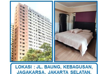 Jual Apartemen Kebagusan City Tipe Studio Full Furnished di Jagakarsa, Jakarta Selatan