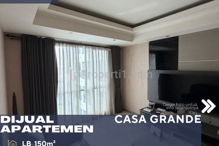 Dijual Apartemen Casa Grande Residence 3+1BR Full Furnish