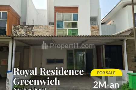 Dijual Rumah Minimalis Royal Residence Cluster Greenwich Surabaya