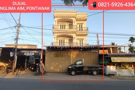Dijual Ruko 4 Lantai di Pontianak Jl. Panglima Aim