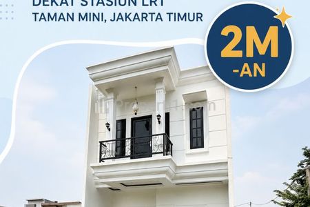 Dijual Rumah Cluster Dekat Stasiun LRT Taman Mini, Jakarta Timur