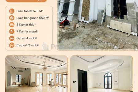 For Sale American Classic Luxury Home di Jatipadang, Jakarta Selatan