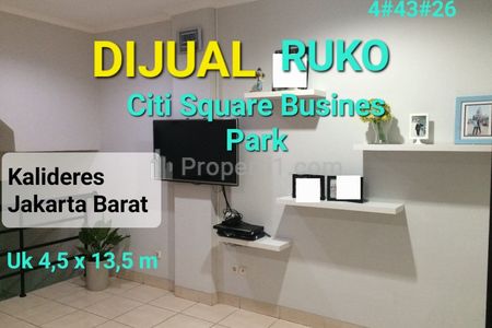 Dijual Ruko Citi Square Business Park 4 Lantai di Jakarta Barat